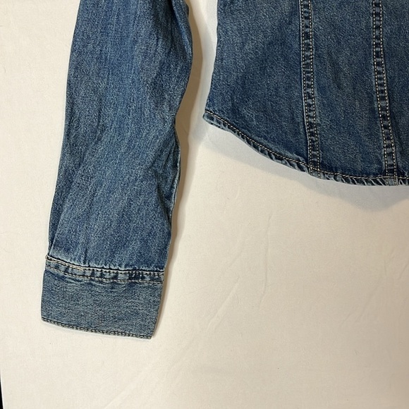 NWT Lone Star cropped jean jacket women’s S - Picture 4 of 10
